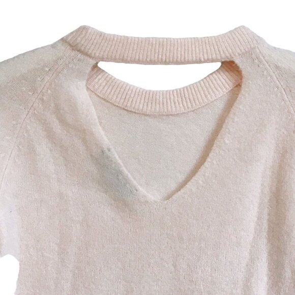 Loft pale pink sweater with Back cut out detail, Size SP - Picture 7 of 9